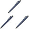 Faber-Castell 241189 - Kugelschreiber Poly Ball, urban navy blue, 1 Stück, mit auswechselbarer Mine, dokumentenecht (Packung mit 3)