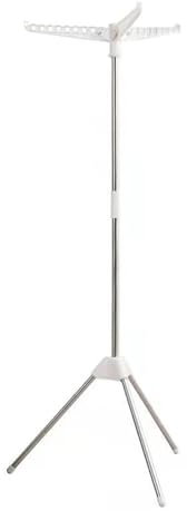 Tendedero con Trípode - Tendedero Plegable, Tendedero Ajustable | Tendedero con 3 Brazos Giratorios, Tendedero Extensible de Acero Inoxidable, Secadora de Ropa Portátil Compacta