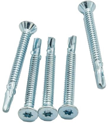 Flügelbohrschrauben Senkkopf Torx für Holz auf Stahl Bohrschrauben Schrauben (4,8 x 50 mm - 200 St.)