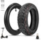SYACHI 9,5 x 2,50 Reifen Kit für Niu KQI3 Max/Pro/Sport, Elektroroller Ersatzreifen Zubehör Vorne und Hinten, 9,5 Zoll Offroad 1 Vakuumreifen + 1 Schlauch + 3 Brechstange