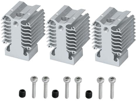 wenwendianzi Disipador de calor for Ender 3 V3 Se Hotend, actualización for Ender 3 V3 Ke, accesorios Ender 3 V3 Ke Hotend, Kit de refrigerador del radiador(3pcs)