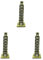 PRETYZOOM 3 Stück Schiefer Turm Von Pisa Modellturm Architekturgebäude Schiefer Turm Skulptur Turmstatue Souvenir Retro Desktop Haushaltshandwerk Kaffee