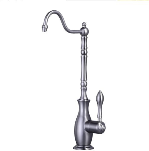 PINCHU Küchenarmatur, Einhebel Badarmatur, Messing Mischbatterie, Multifunktionaler Wasserhahn, 360° Schwenkbarer Auslauf, Badezimmer Waschbeckenarmatur Für Bar, Wäscherei, Wohnmobil, Bauernhaus