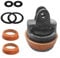 Hasaller Hand Pump Piston Seal Sets 75 Type Manual Water Pump Cast Iron Cylinder Piston Garden Hand Pumps Replacement Kit with Leather Seal Rubber Gasket for Garden Well Pumps