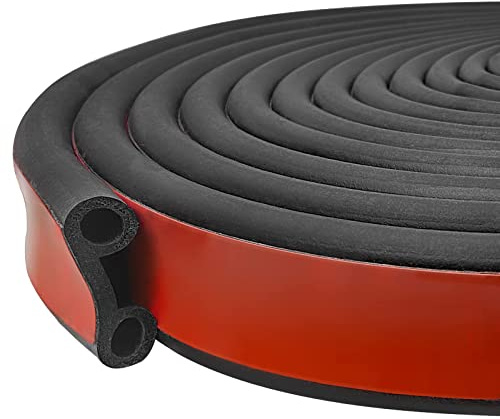 Joint d'étanchéité en caoutchouc EPDM pour portière de voiture - 8 m - Joint adhésif pour hayon - Pour pickups, camions, voitures - Coupe-vent - Insonorisant - Réduction du bruit