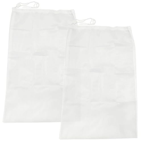 FONDOTIN 2 pièces Filet Piscine Fine Maille avec Cordon Verrouillable pour Accessoire d'Aspirateur et Léger pour Nettoyage du Fond de Piscine 2 pièces