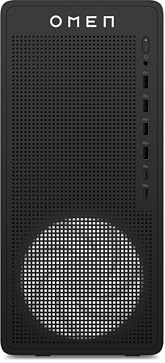 HP OMEN 16L, Desktop Gaming, AMD Ryzen 7 8700F, RTX 5060, 16GB 512GB | Desktop da 16 litri, NVIDIA RTX 5060 8GB, Windows 11, per Gaming, TG03-0011sl, Nero