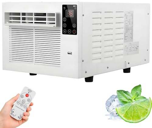 Condizionatore Portatile, Unità Climatizzazione 280W Raffreddamento Riscaldamento Deumidificatore Ventilatore, Controllo App Telecomando, Climatizzatore Mobile Silenzioso per Casa, Camper