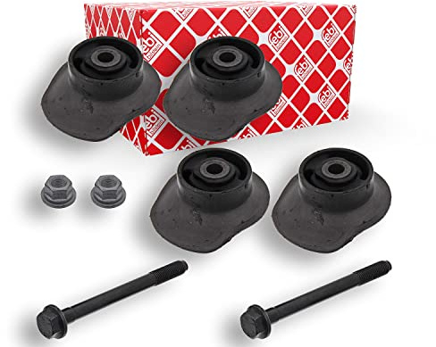 febi bilstein 14396 Achskörperlagersatz mit Schrauben und Muttern, 1 Stück | Kompatibel mit: VW GOLF III Variant, GOLF Van III Variant