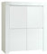 Highboard Amalfi 4-türig, 120 x 140 x 50 cm, weiß hochglanz