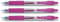 Pilot G2 Gelschreiber, einziehbar, Pink, 3 Stifte