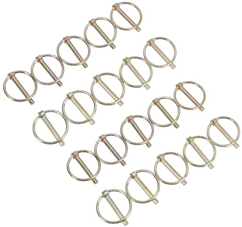 6mm Lynch Pins Clip Clamp (Linchpin) Linkage Locking Pin 20pc Tractor Trailers