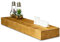 levandeo Wandregal Holz Massiv 80x20cm Eiche Farbig Wandboard Vintage Rustikal Design Natur Regal