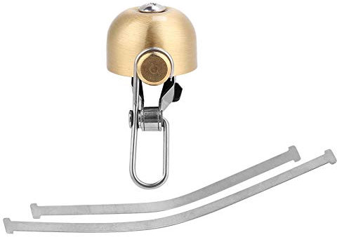 VGEBY1 Fahrradklingel, Bike Lenker Horn für Mountain & Road Bikes Radfahren Loud Sound Alarm Zubehör (Kupferfarbe)