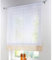 SIMPVALE Raffrollo Gardinen Voile Römischen Raffgardinen Schatten Transparent Vorhang für Balkon und Küche Hellbraun 80cm x 155cm