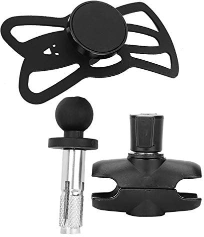 Yctze For Fork Stem Sportsbike Motorcycle Mount - Universal Phone Holder for 16-19mm Stem/Yoke, GPS Navigation, Lightweight, Water Resistant