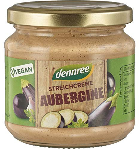 dennree Streichcreme mit Aubergine (180 g) - Bio