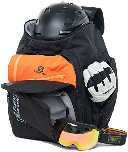 Element Equipment Ultimate Boot Bag Snowboard Ski Rucksack Schwarz Ripstop NanoWeave