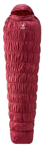 deuter Exosphere -6° Kunstfaser Schlafsack, cranberry-fire