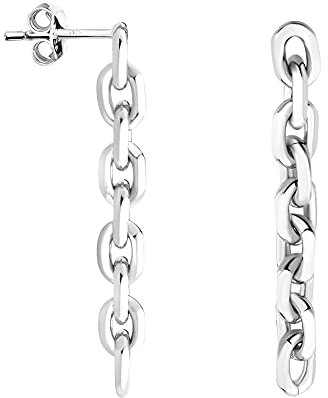 SOFIA MILANI - Damen Ohrringe 925 Silber - Ketten Ohrhänger - 21090