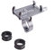 Porta Cellulare Bici Monopattino Elettrico Supporto Cellulare in Lega Porta Telefono per Scooter Elettrico Bici Moto (Argento)