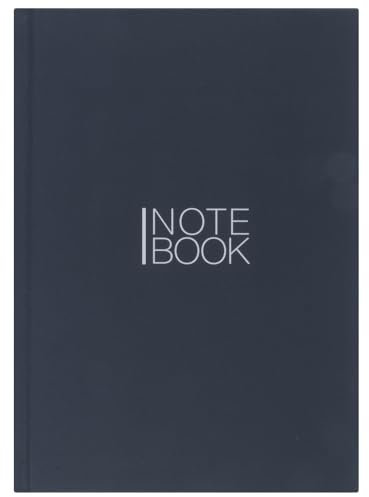 Stylex 76351 - Premiumkladde im DIN A5 Format, punktkariert, mit 192 Seiten und Hardcover in Schwarz