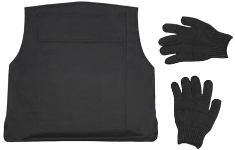 SHZICMY Stichschutzweste Stichhemmende Weste Security Stichschutzweste, Polizei Schutzweste mit hohem Mangangehalt Geschützter Für Polizei, Sicherheit, Miliz Bereich 0,3㎡