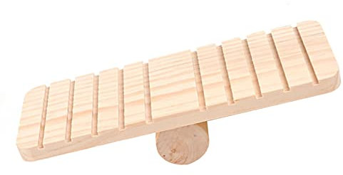 ＣＨＡＭＥＥＮ Hamster Spielzeug Kleintier Wippe Kaninchen Zubehör Holzmolaren Spielzeug