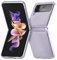 TingYR Cover per Samsung Galaxy Z Flip 4 5G Custodia, Protezione a Tutto Tondo, Anticaduta Case Cover per Samsung Galaxy Z Flip 4 5G.Viola Chiaro
