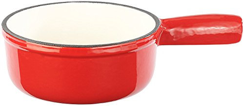 Rosenstein & Söhne Zubehör zu Käsefondue-Set Gusseisen: Käsefondue-Topf aus Gusseisen, 16 cm (refurbished) (Set Induktion, Gusstöpfe)