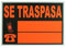 Super Mundo - Cartel Se Traspasa 35x50 cm ideal Inmobiliaria Cartel Traspasa Resistente de PVC Reflectante Señal Se Traspasa para lugares públicos y exteriores Colores (35x50 cm)