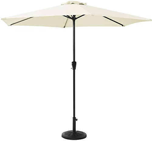 LiJJi 2.7M Outdoor Umbrella Beach Umbrella Cantilever Parasol Hanging Umbrella Large Hanging Garden Patio Par