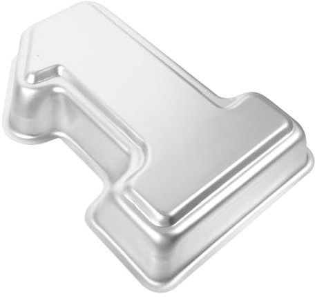 Generico Teglia Per Torte Numero 1 in Alluminio Stampo Per Dolci Resistenti e Facili Da Usare Utensile Da Forno Per Compleanni e Feste Stampo Per Torte Personalizzate Cottura Uniforme