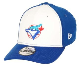 New Era Toronto Blue Jays MLB Two Tone White Royal Blue 39Thirty Stretch Cap - S-M