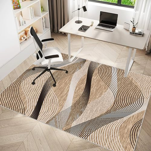 Bürostuhl Unterlage für Hartböden, Bodenschutzmatte Bürostuhl für Teppichböden, Schreibtischstuhl Unterlage für Laminat, Gaming Stuhlmatten für Teppich, Bürostuhl Matte für zu Hause 130 x 160 cm