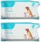 Navoys Pack of 100 Pet Wipes - Pet Supplies, Dog Cleaning Wipes, Aloe Vera Kitten Wipes, Resealable Pack, For Cleaning Pets Face, Ears & Body