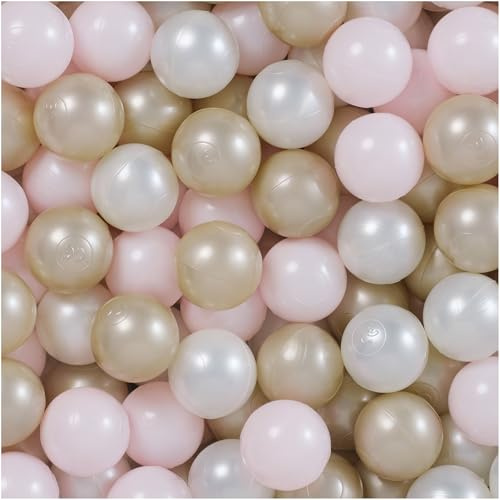 MISIOO Bälle für Bällebad - Bällebad Bälle - Bälle Ø 6 cm - Plastikbälle hergestellt aus 100% LDPE - Spielzeug Baby
