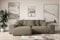 ALTDECOR Ecksofa mit Schlaffunktion und Bettkasten Corner Sofa Eckcouch Couch L-Form universal, Links/rechts angeordnet Schlafcouch Ausziehbar Wohnlandschaft Eskar-L -256x165x84cm Braun
