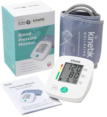Kinetik Wellbeing Blood Pressure Monitors for Home Use, Automatic Upper Arm