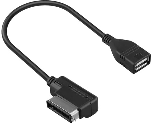 kcrnw Cable Adapter for AMI MDI MMI AUX Car Audio Interface Cable | for VW Audi A3/S4/A5/A6/A7/Q5/Q7/R8 Car Music USB Interface Charging Cable Transmits Audio from MP3 Players Card Reder Phone