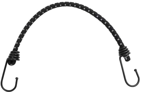 GeenYuu Gummiseile Reflektierend mit Haken 50 STK 46 cm elastisch 8 mm Durchmesser 50 kg Belastbarkeit ideal für Camping Outdoor Zeltzubehör und Sturmsicherung bei Wandern und Festival