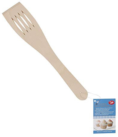 Tala FSC Certified Beechwood Slotted Spatula 30cm Beige 10A30310
