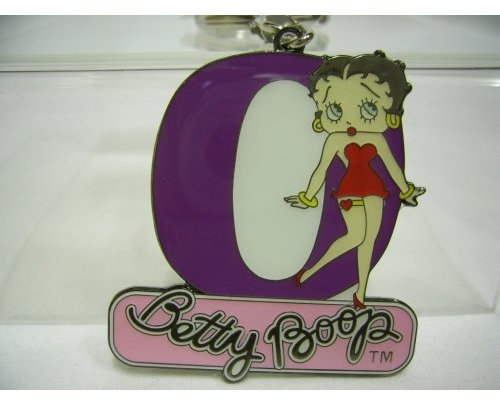 Porte-clés lettre O Betty Boop