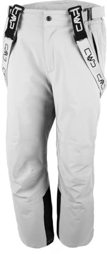 CMP Salopette Sci Elasticizzata da Uomo, Bianco, 52