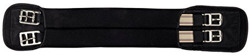 HKM 2962 Softoprensattelgurt Easy Elastik, Softopren Sattelgurt, Schwarz 140