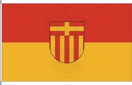 KÖNIGSBANNER Zertifizierte Flagge Fahne Paderborn - PB 150 x 250cm - Hissflagge doppelt gesäumt mit Karabinerhaken aus deutscher Flaggen-Manufaktur
