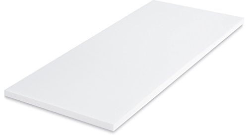 MSS e.K. Viscoelastische Schaumstoffplatte 200 x 90 x 5cm Matratzenauflage (ohne Bezug) Visco-Schaumstoff