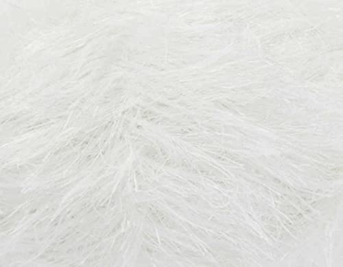 King Cole Tinsel Chunky Knit Yarn Tinsel Chunky White
