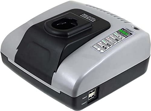 akku-net Akku-Ladegerät mit USB für ELU Bohrmaschine BSA31K, 7,2V-18V