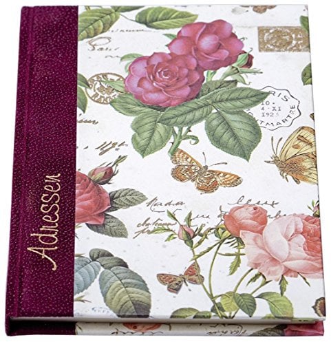 Adressbuch Rosen - A6, 20-tlg. Register